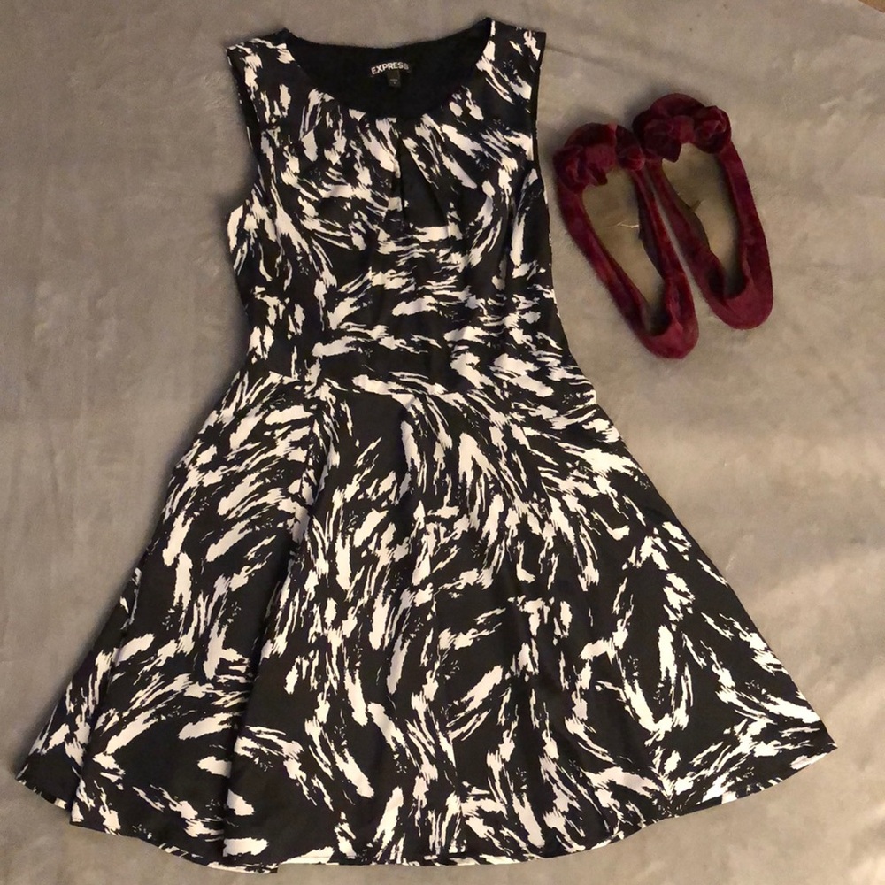 Black and White Express Dress New without Tags